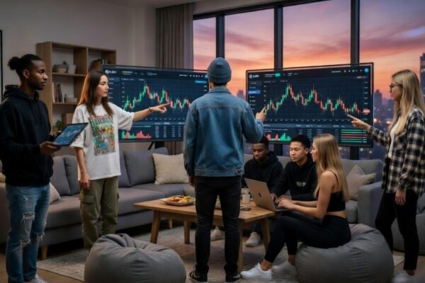 Young entrepreneurs getting into the prediction market business.