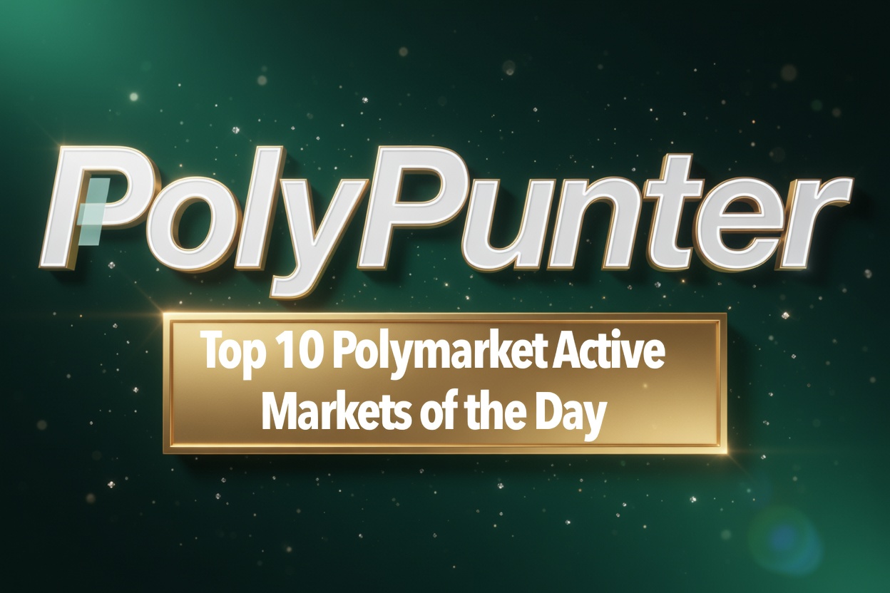 PolyPunter Top 10 Polymarket Active Markets of the Day