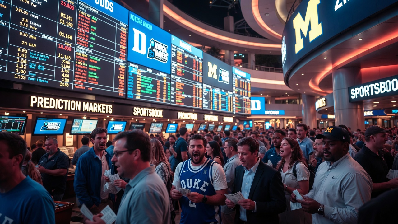 March Madness Betting Surges on Prediction Markets