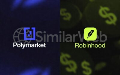 Polymarket vs Robinhood site traffic bets