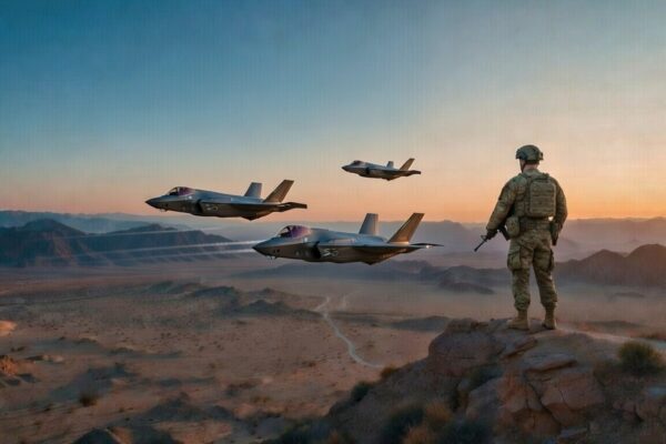 U.S. Soldier Watching Iran War