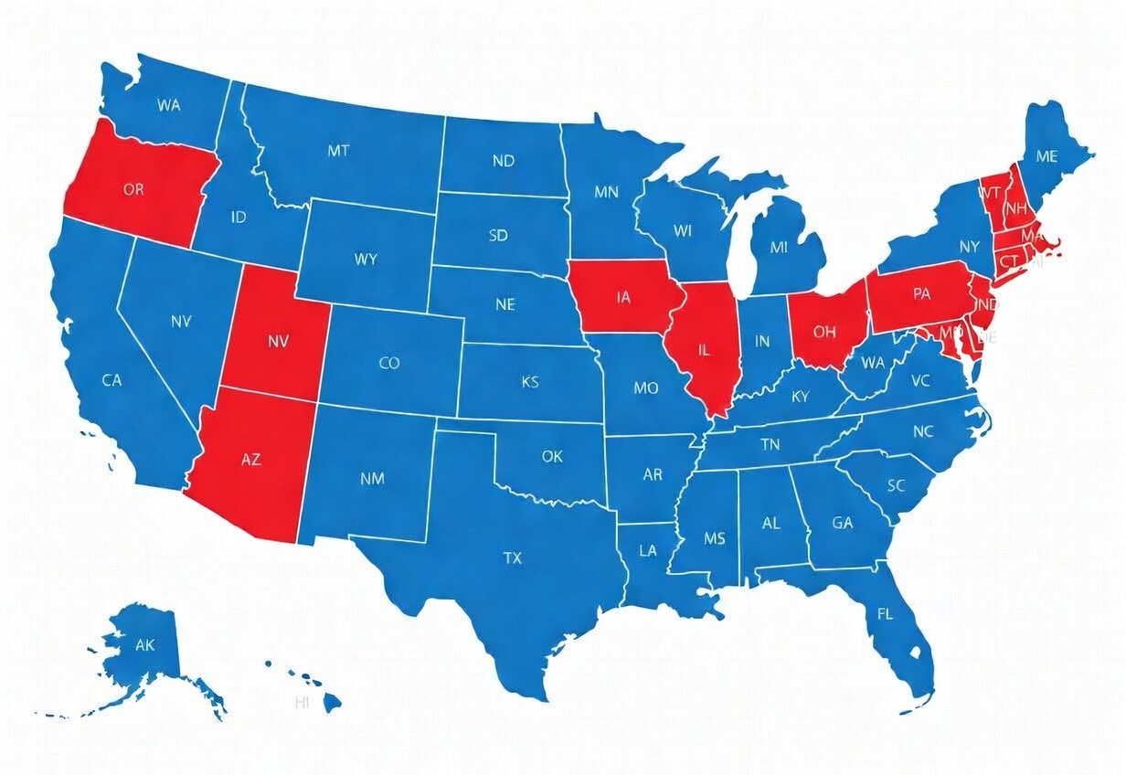 Map of the United States