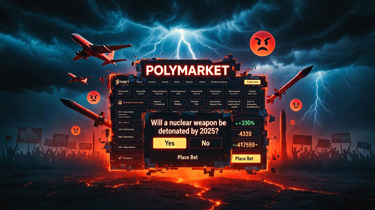 Polymarket bets on nuclear war.