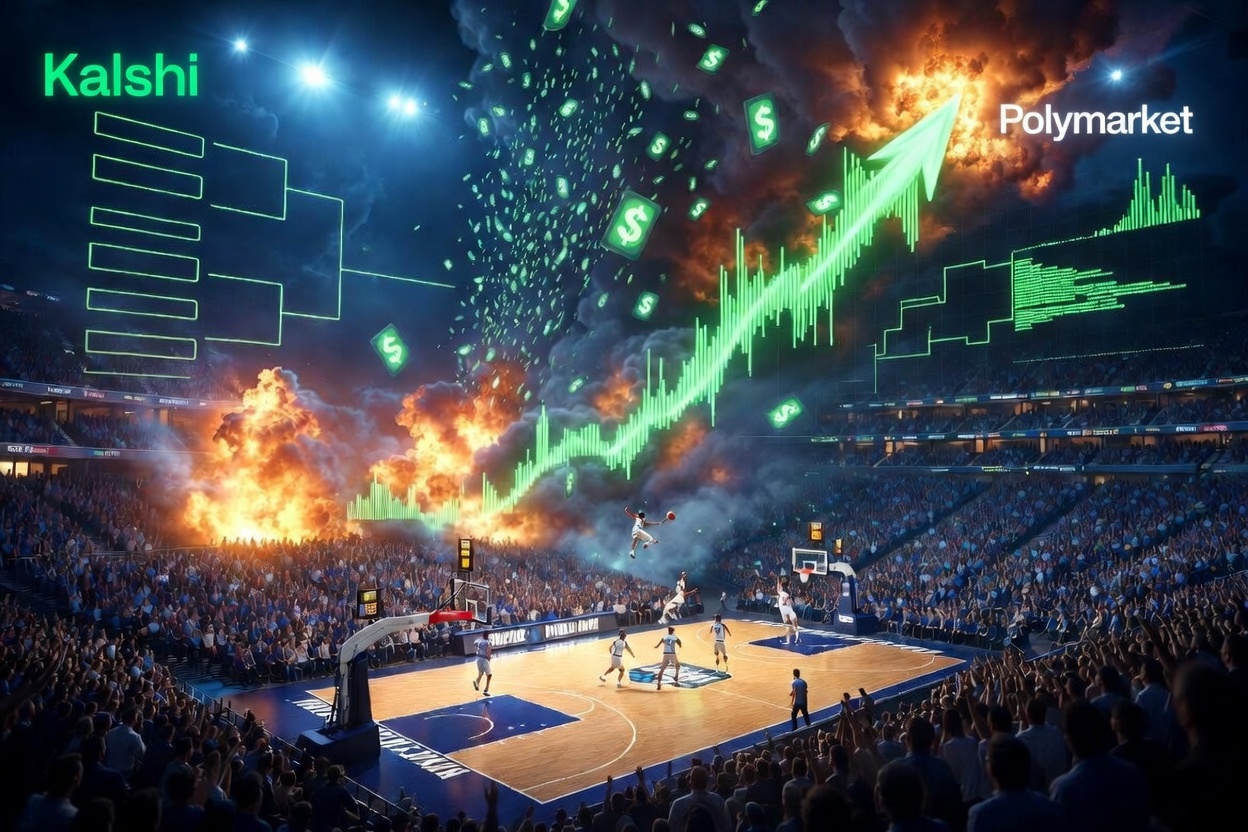 Kalshi and Polymarket Killing It on March Madness