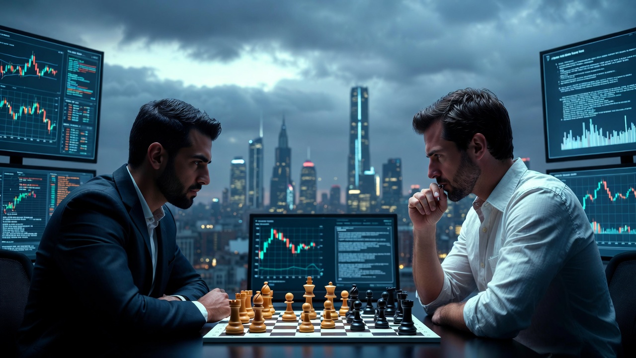 battle between Kalshi Founder Tarek Mansour and Polymarket Founder Shayne Coplan.