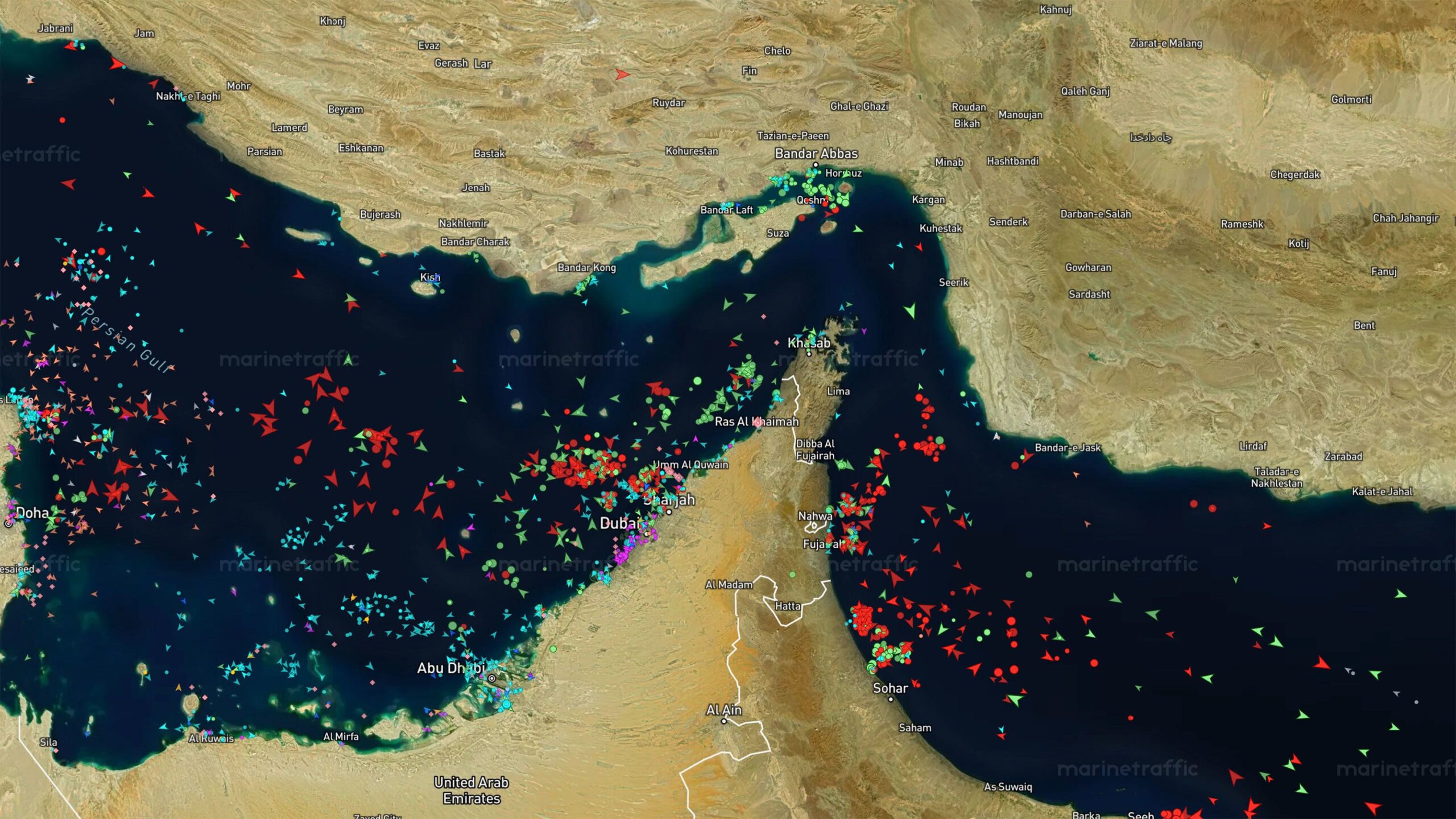 Strait of Hormuz Shipping Traffic