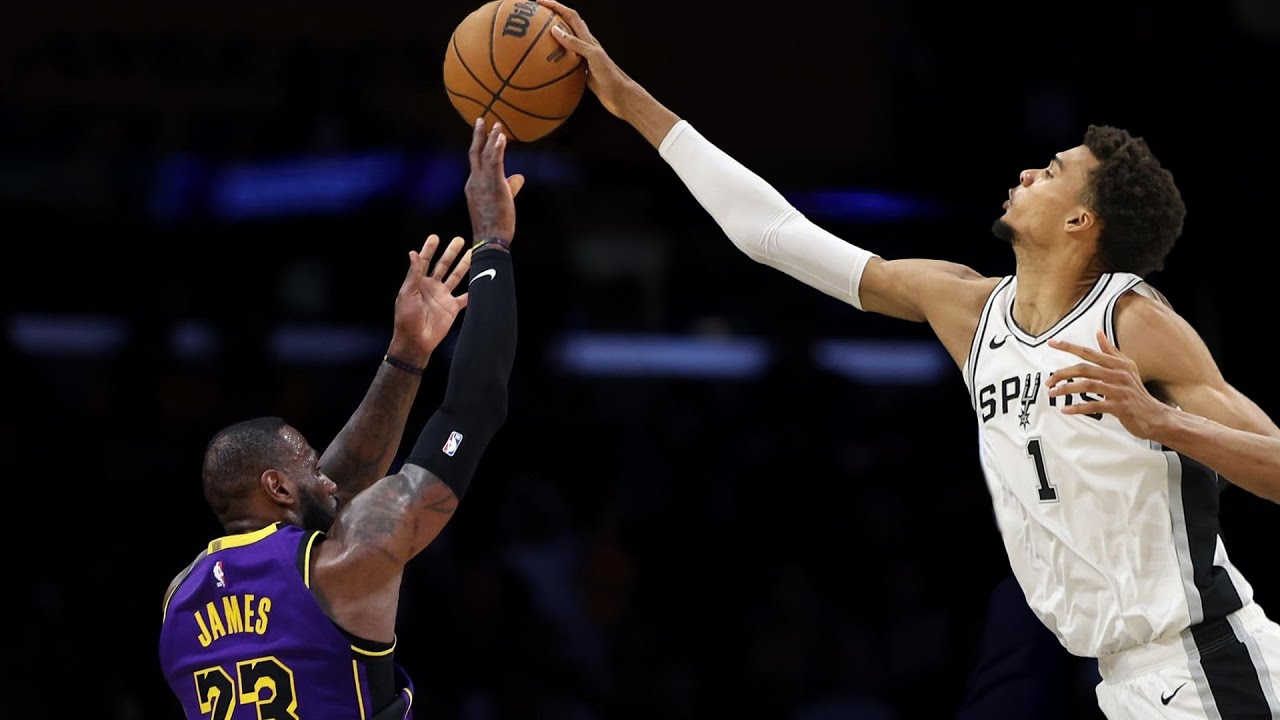 Wembayama Block of LeBron