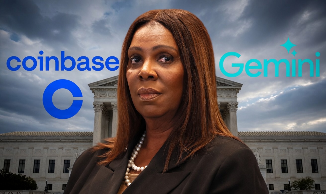 Letitia James Goes After Coinbase and Gemini