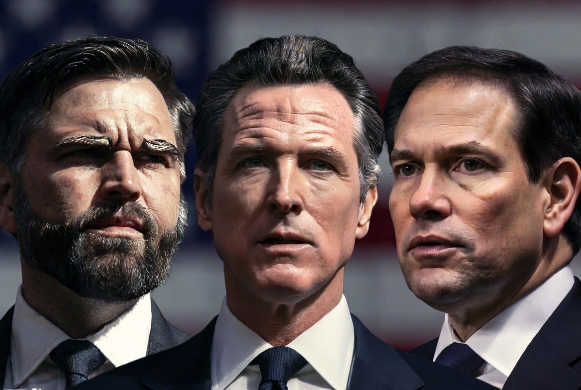 Vance, Newsom and Rubio 2028 Contenders