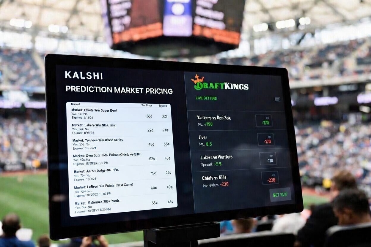 Prediction Market Pricing Versus Sportsbook Pricing