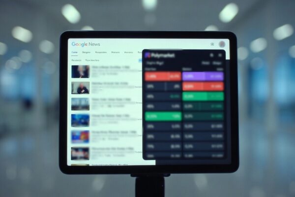 Google News Results Showing Polymarket Odds