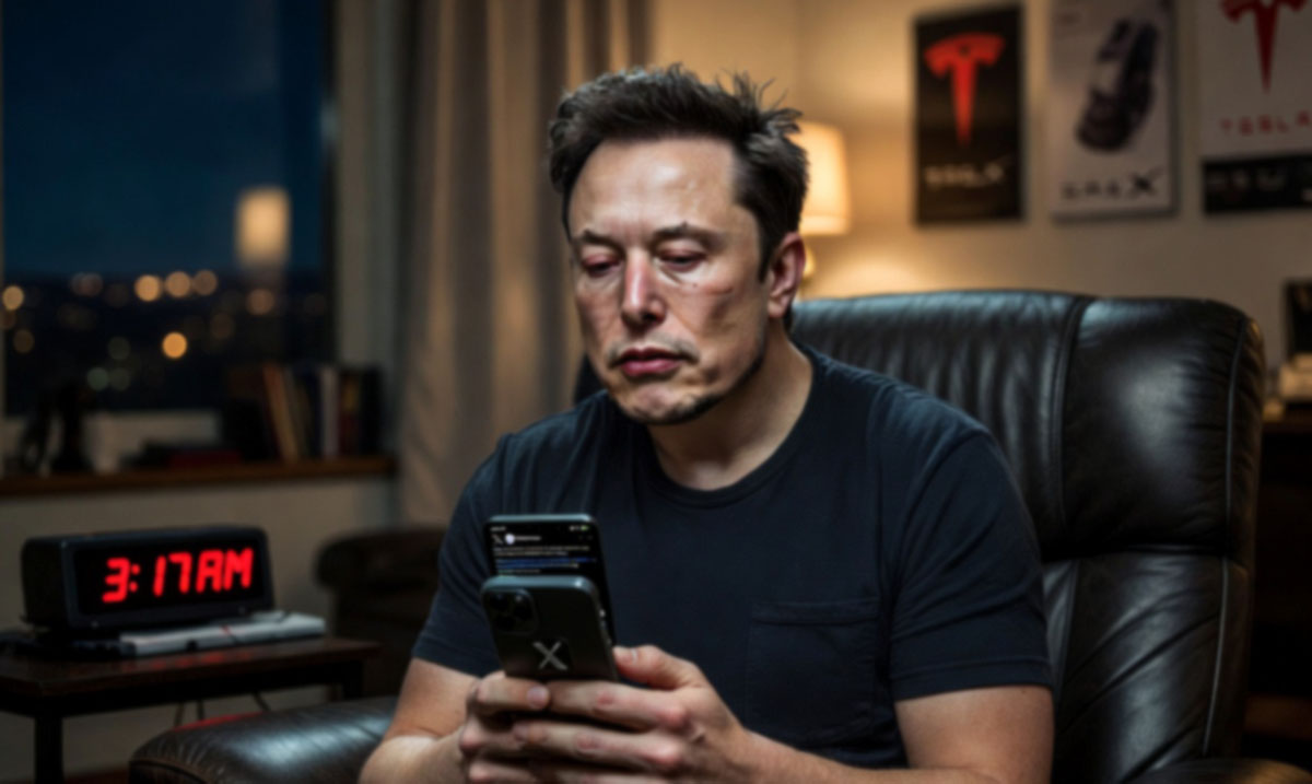 Elon Musk Tweeting
