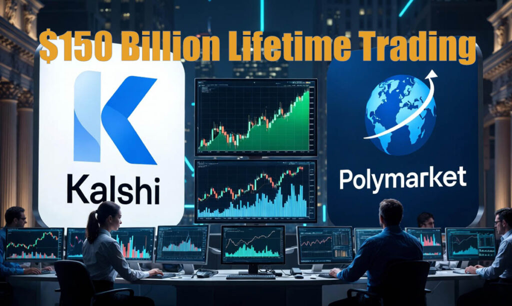 Prediction Market Volume Hits $150 Billion Lifetime Milestone as Kalshi Sets Record April Trading Volume