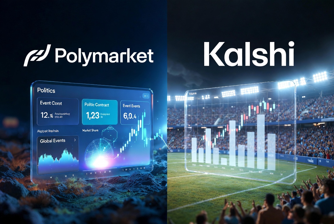 Polymarket fully enters U.S. Market to compete with Kalshi.