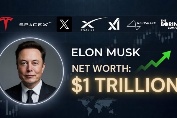 When will Elon Musk become the world's first trillionaire?