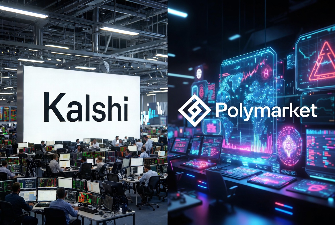 Kalshi vs Polymarket through May 2026