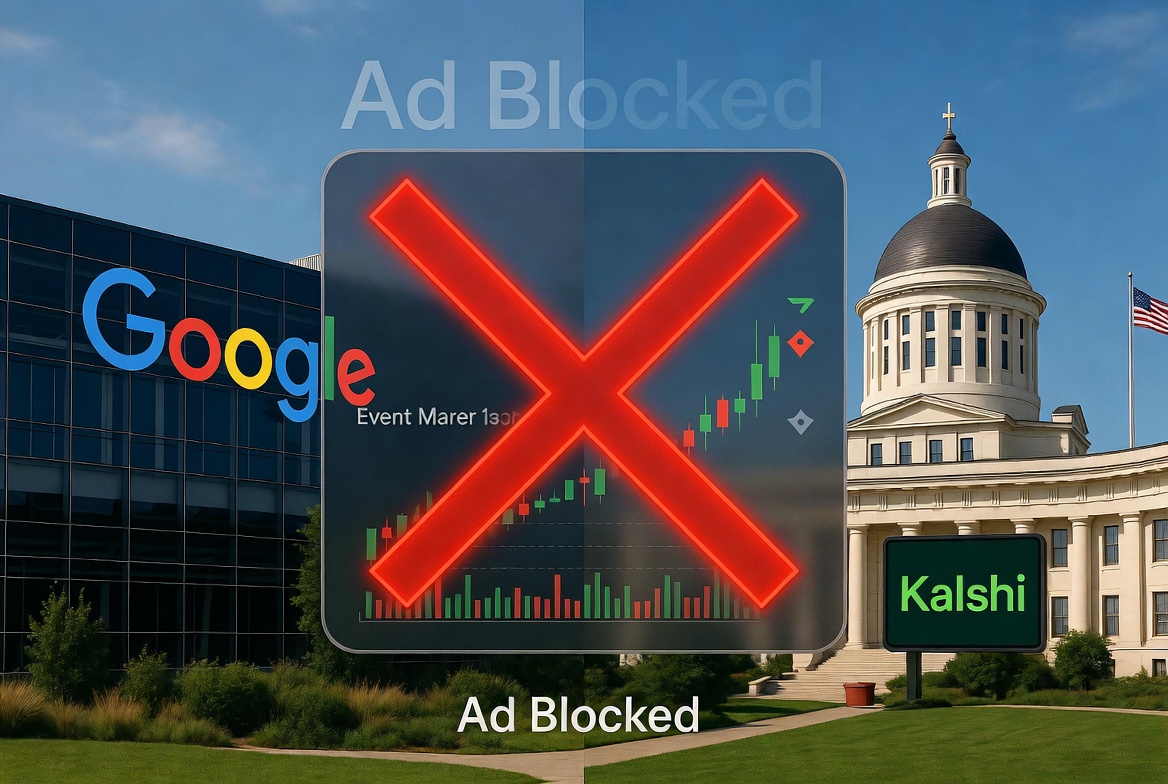 Google bans prediction market ads in Ohio