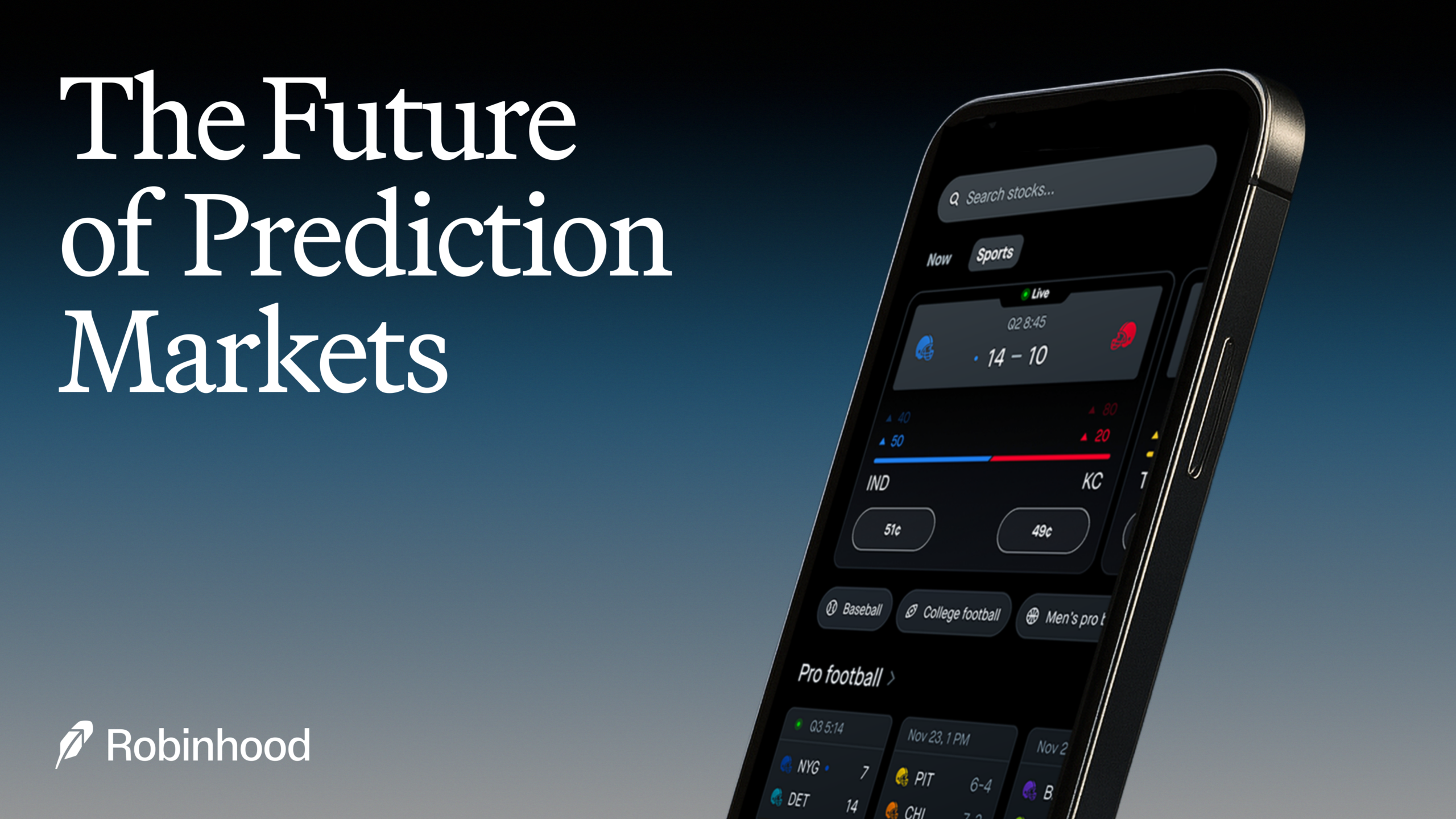 Robin Hood Prediction Markets
