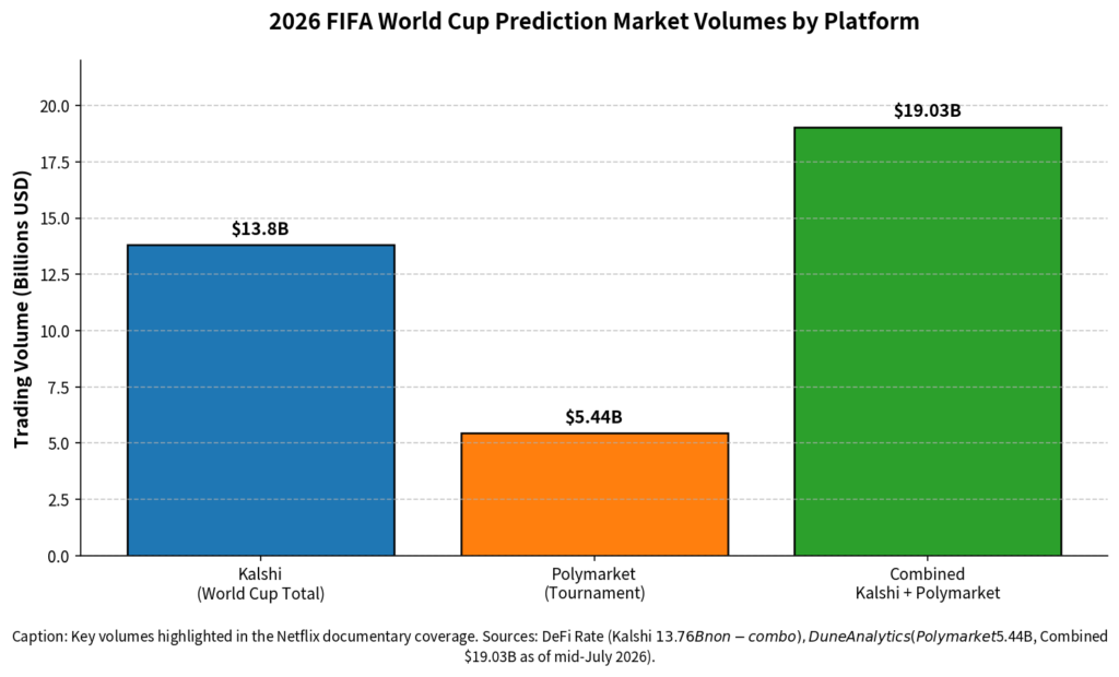 2026 FIFA World Cup Prediction Market Volume by Platform