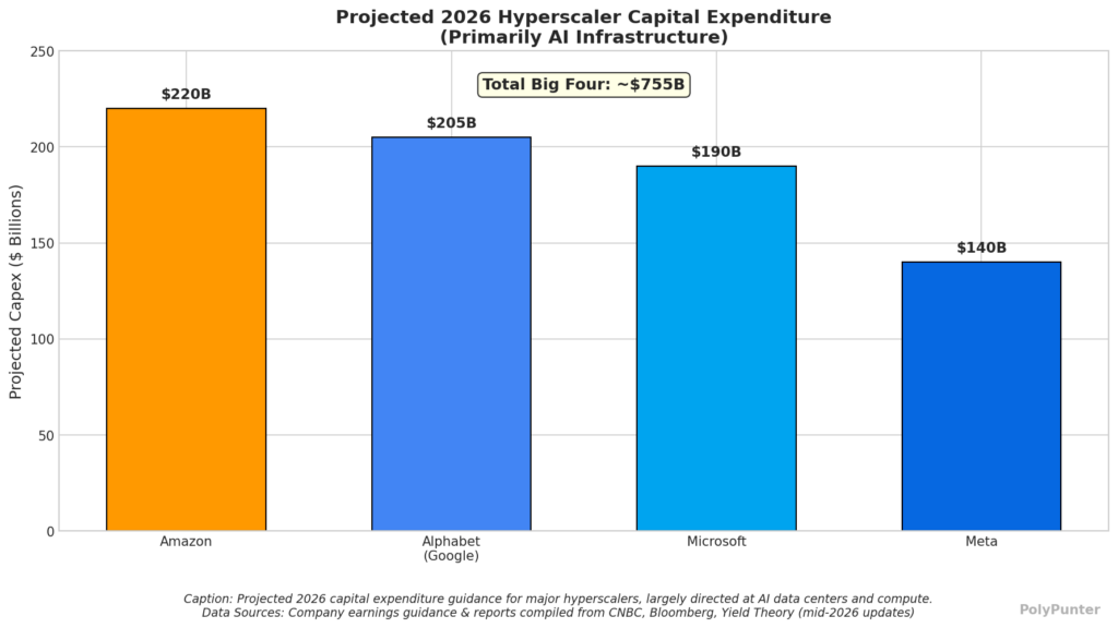 Projected 2026 Hyperscaler Capital Expenditures