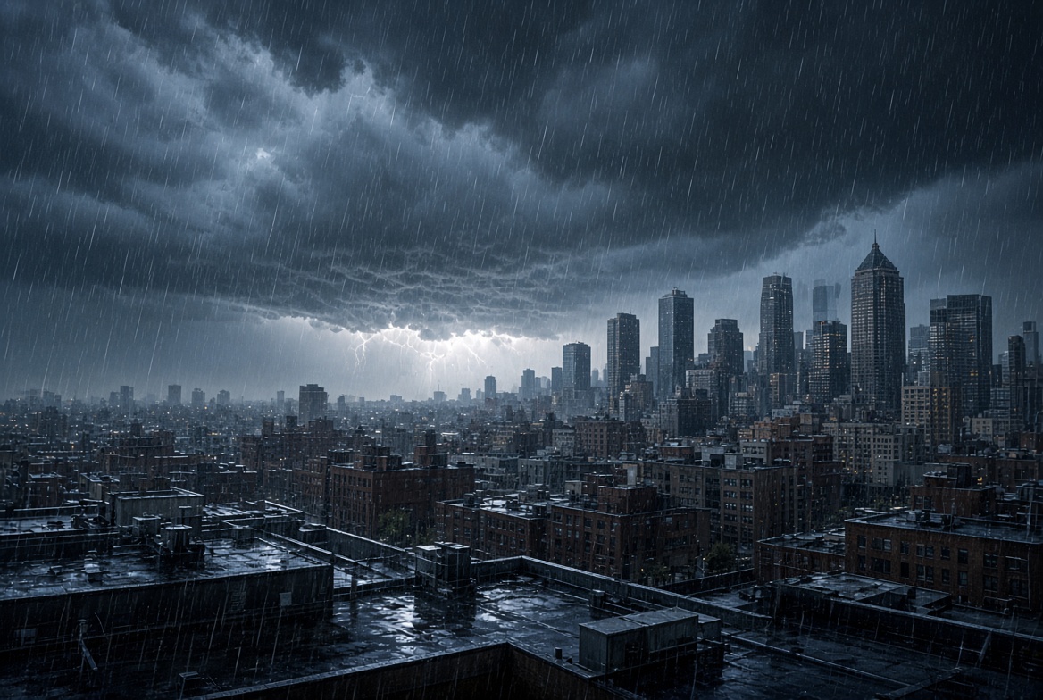 Rain in NYC Totals August 2026