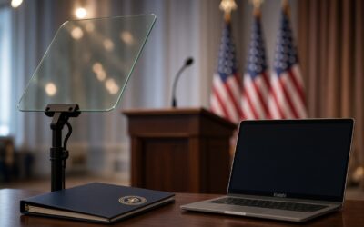 The White House teleprompter