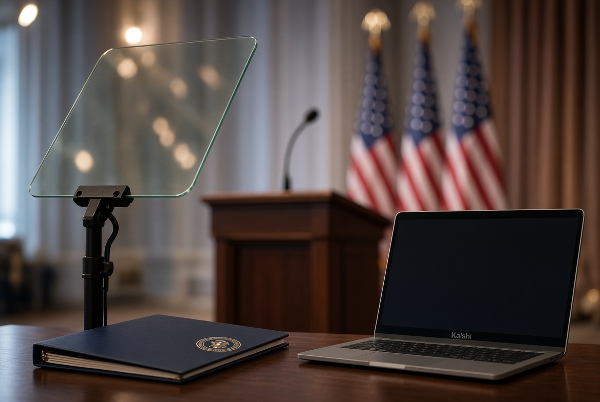 The White House teleprompter