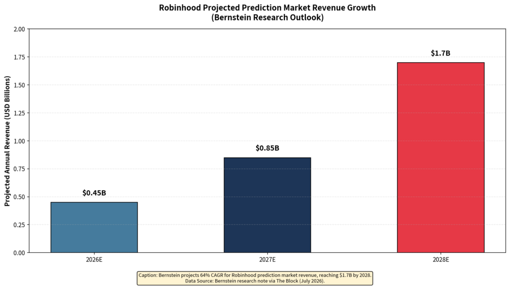 Robinhood Projected Prediction Market Revenue Growth