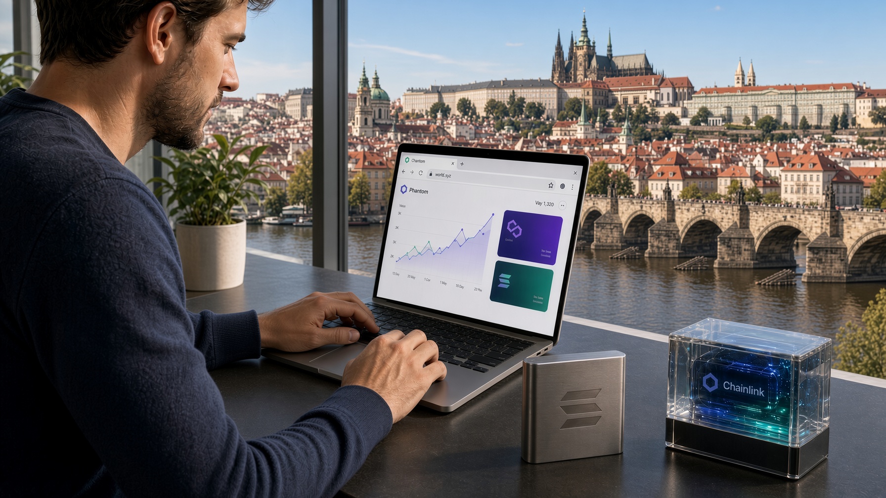 Trader in Prague on world-xyz