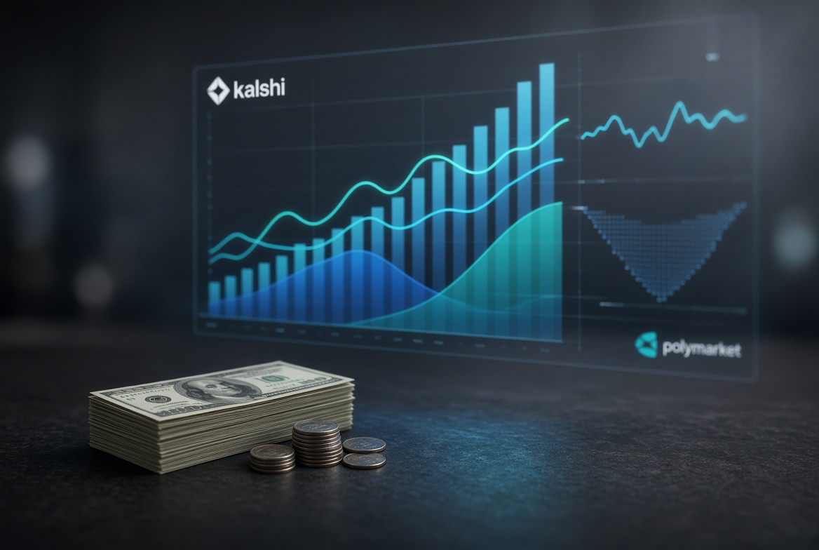 Prediction Market Volume vs Cash